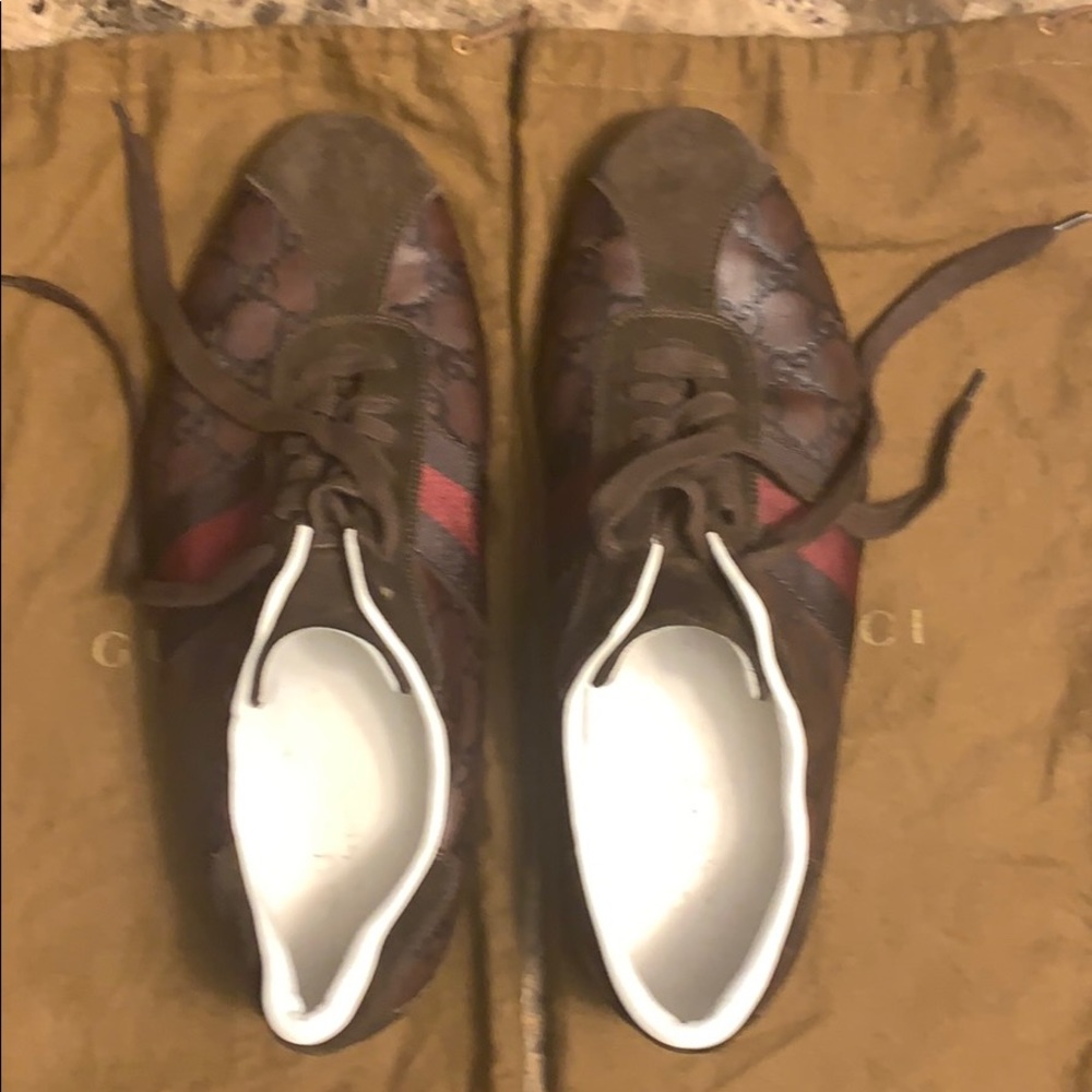 Authentic Gucci Mens GG logo Guccissima